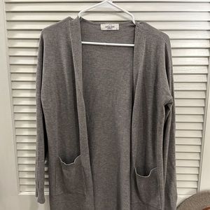 Long Gray Carly Jean Duster